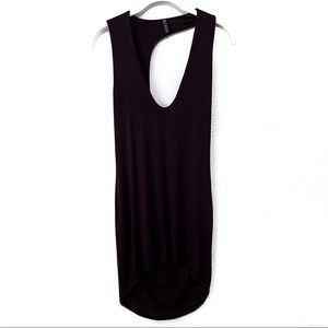 Riller & Fount x REVOLVE Birdie Asymmetrical Tunic Mini Dress in Plum Purple - 2